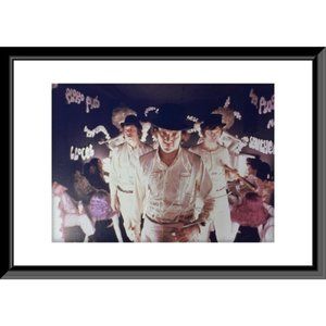 A Clockwork Orange Malcolm McDowell signed movie photo